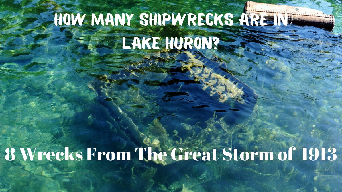 Shipwreck in Lake Huron - How many shipwrecks in Lake Huron?